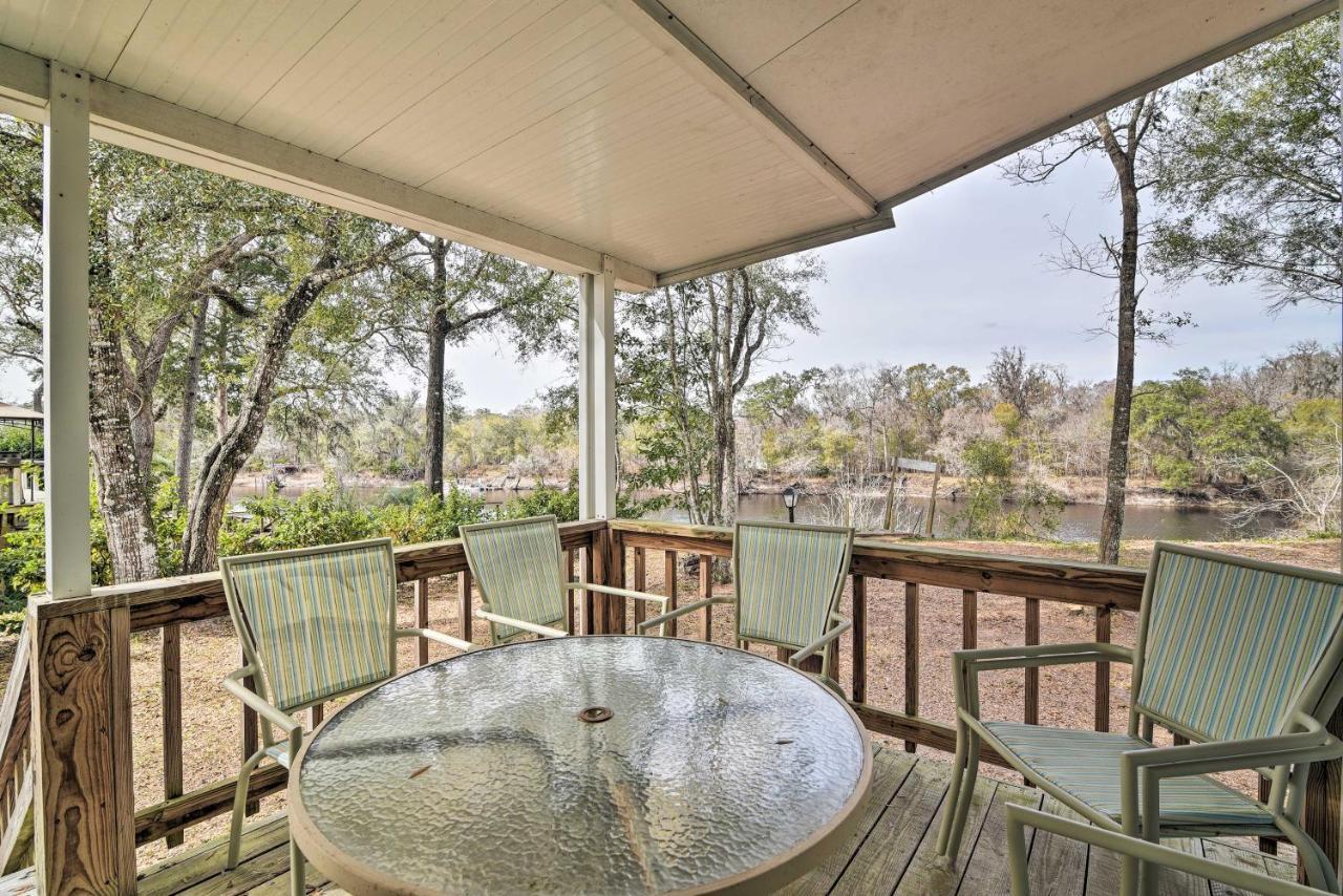 Fishing Paradise With Deck On Suwannee River Branford Extérieur photo