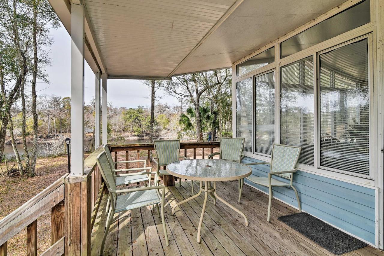 Fishing Paradise With Deck On Suwannee River Branford Extérieur photo